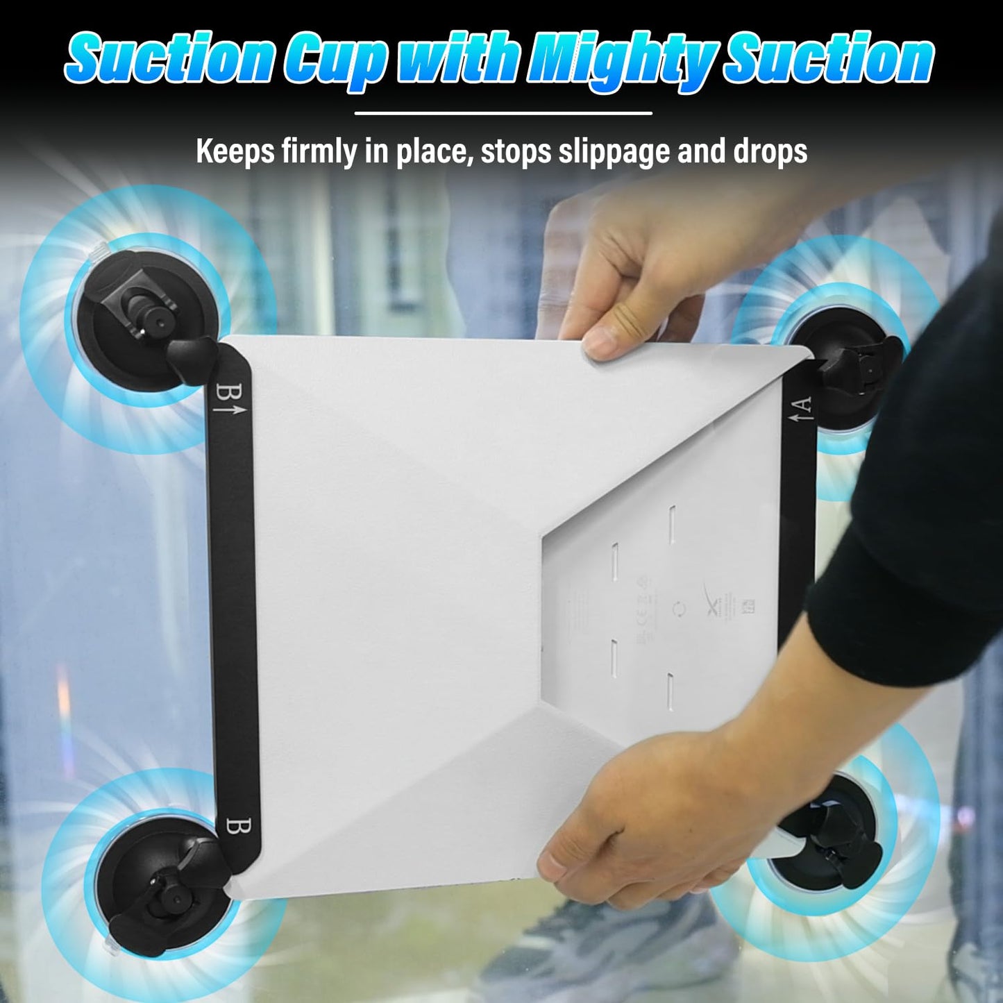 Starlink Mini Car Suction Cup Mount, Starlink Mini Accessories Secure Mounting Kit for Car Windows & Sunroofs, Strong Suction for Stable Satellite Signal on RVs, Boats, Road Trips 2 Replaceable Cups