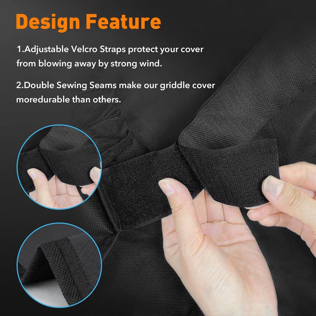 Heavy Duty Grill Cover Fits for Bradley Smoker 990025 Waterproof Electric Smoker for 4-Rack Digital Smoker, Water Resistant, Weather Resistant, 600D Polyester Cover