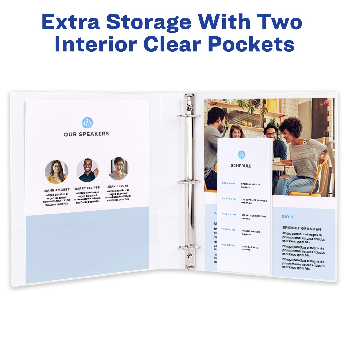 5-1/2" x 8-1/2" Mini Economy View Binders