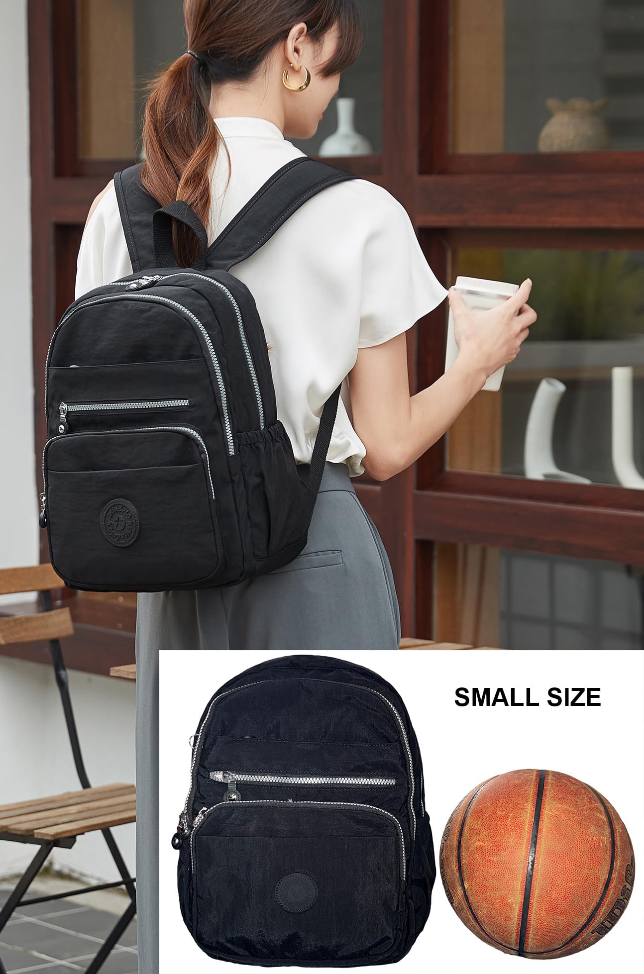 Hiking Waterproof 13" Laptop Backpack Purse for Women and Men,Travel Backpack