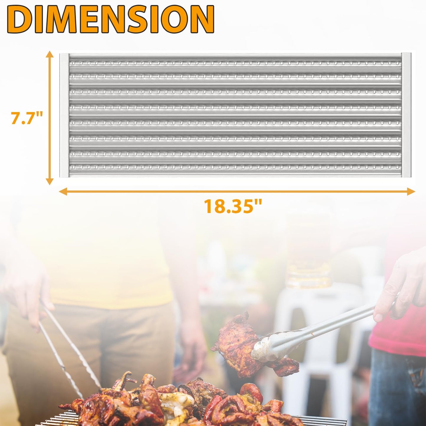 463247310 Emitter Plates for Charbroil TRU-Infrared 4-Burner 463241414, 463241413, 463224912, 463247311, 463231711, 463247512, 463271314, 463248208 Grill Replacement Parts, Kenmore 463268107 Gas Grill