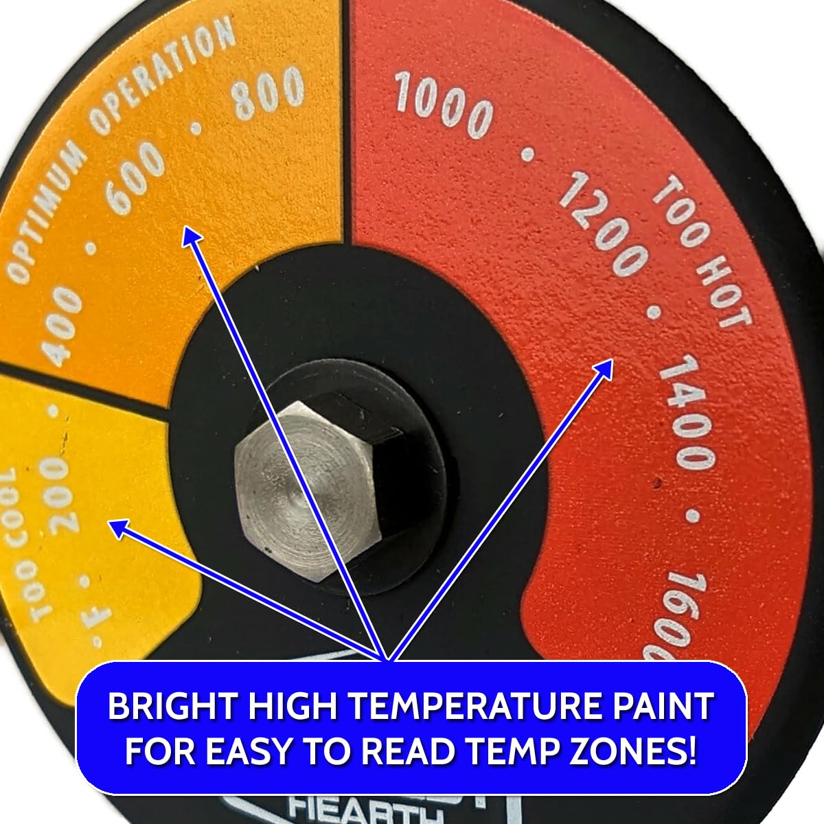 Lingtoolator th Probe Thermometer for Wood Stove with Double Wall F