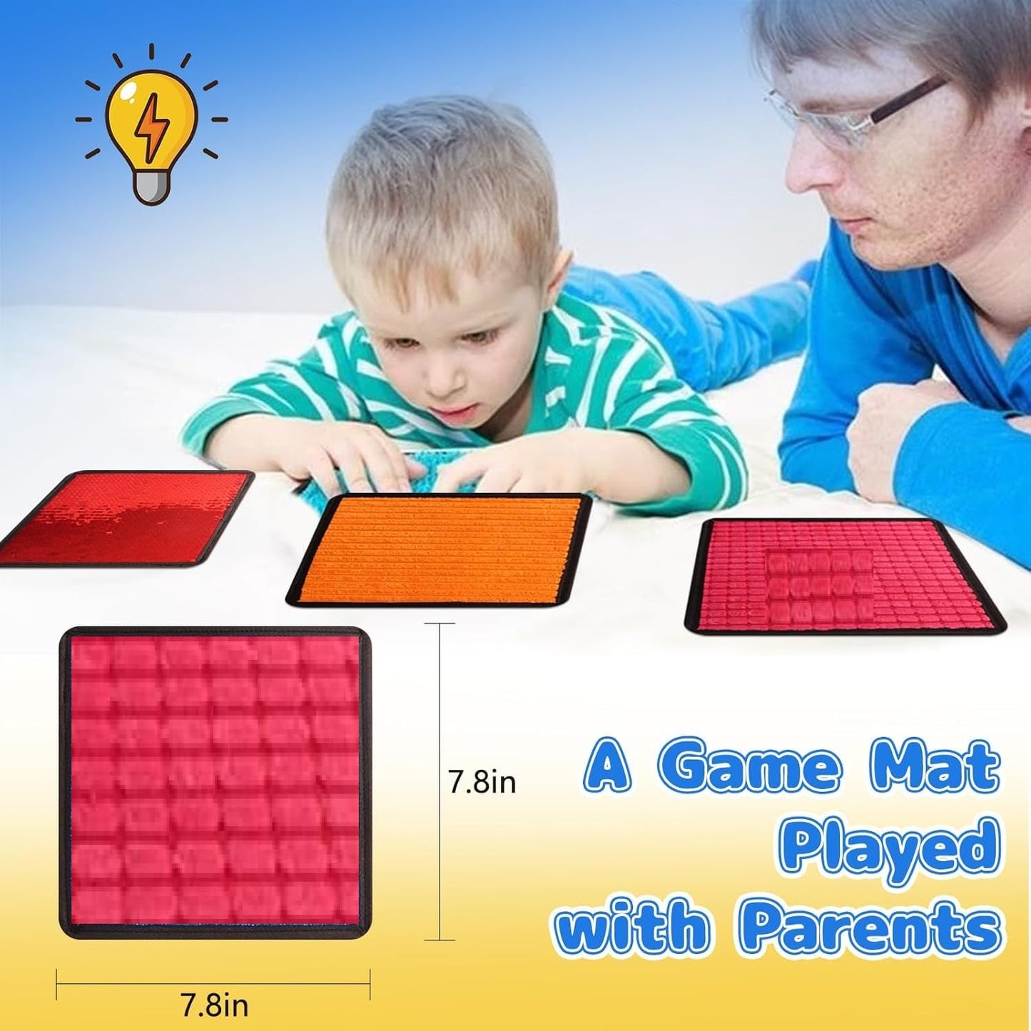 Sensory Mats for Autistic Children, 16 PCS Sensory Tiles for Kids, Sensory Wall for Toddlers, Sensory Toys for Autism Classroom, Special Education Sped Classroom Must Haves