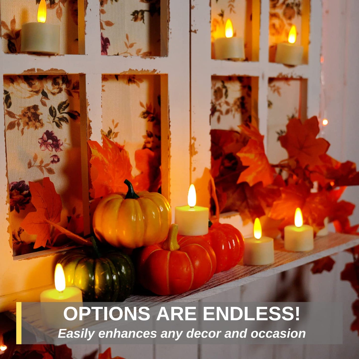 Homemory Rechargeable Tea Lights with Remote Timer, Dimmable LED Tea Lights Candles Battery Operated, Rechargeable Flameless Candles for Home Decor Seasonal Decor, Dia 1-1/2‘’ X H 2-1/3'', 12-Pac