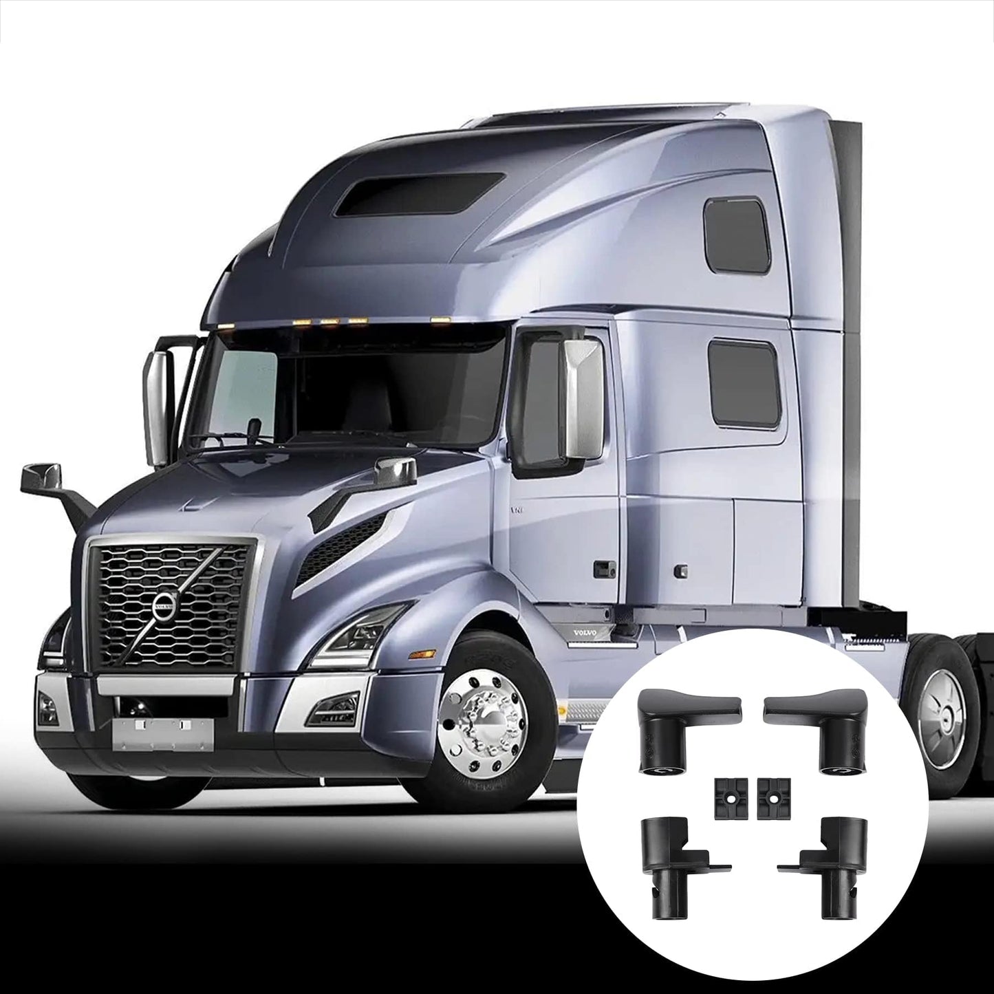 Chassis Fuel Tank Fairing Handle Kit(30 Pcs), Compatible with 2004-2017 Volvo VN VNL | Replaces# 85125440,20745997, 20745996, 20727161, 20727160, 20745991, 20745994, 990929