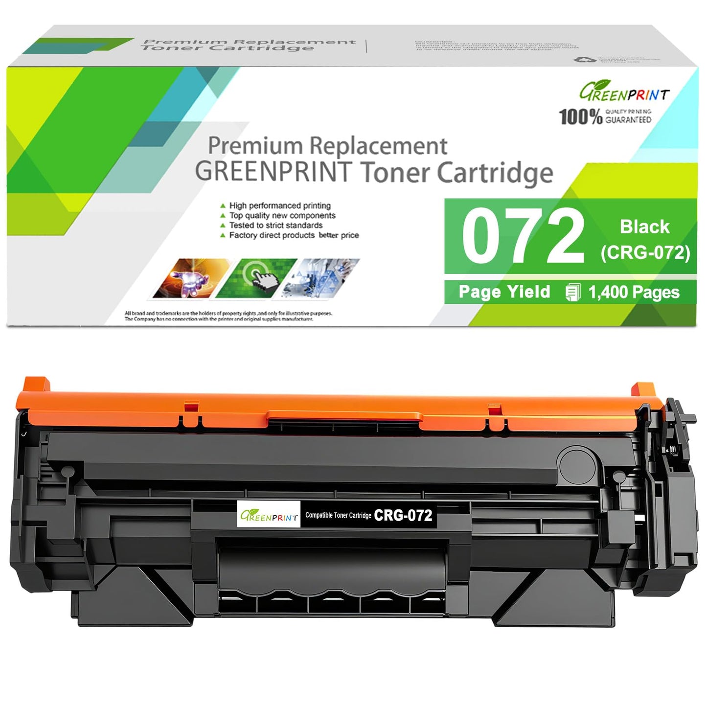 072 CRG-072 CRG072 Compatible Toner Cartridge Black 1400 Pages for imageCLASS MF280 MF284 MF284dw MF286 MF286dw MF287 MF287dw MF288 MF288dw MF289 MF289dw LBP170 LBP171 LBP171dw LBP172 LBP172dw Printer