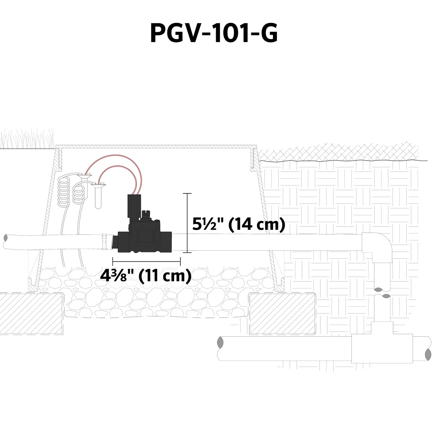 Hunter PGV Irrigation Valve, Screw-top, 1" Valve with Female Thread Inlet / 1" Female Thread Outlet; with Flow Control (PGV101G)