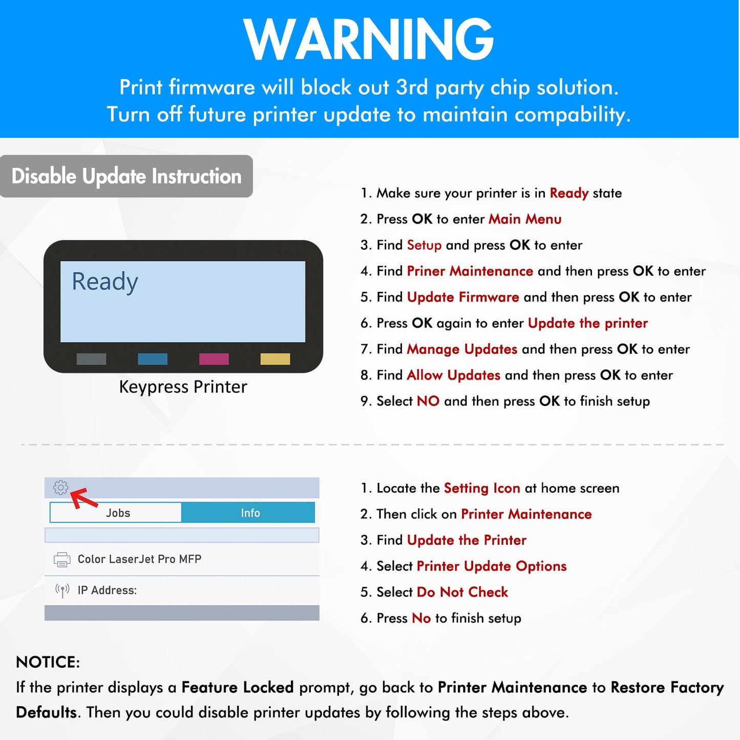 58A CF258A Toner Cartridge Black 2 Pack (with Chip) Compatible Replacement for HP CF258A 58A 58X CF258X Work for HP Laserjet Pro MFP M428fdw M428fdn M428dw M404 M428 M404n M404dn M404dw Printer Ink