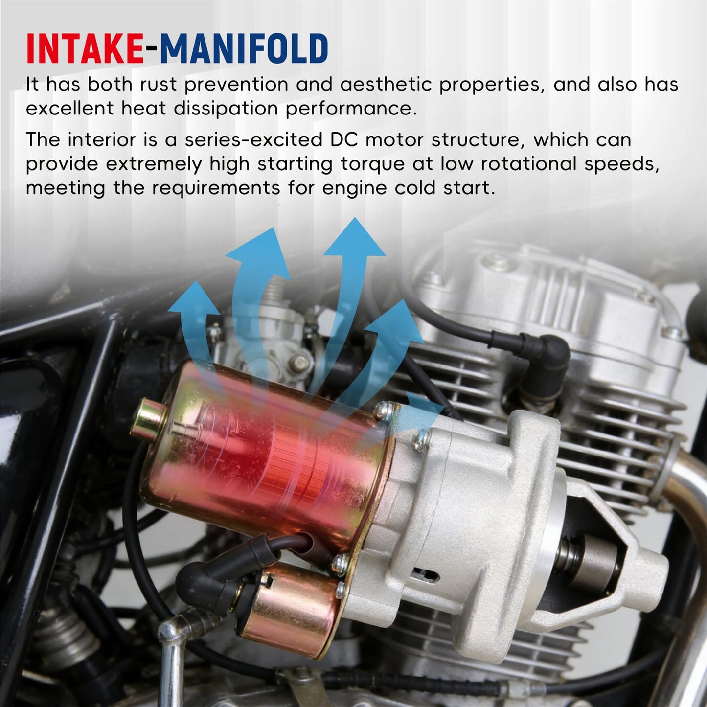 waltyotur Starter Motor Replacement for Predator 13HP 420cc 60340 60349 69736