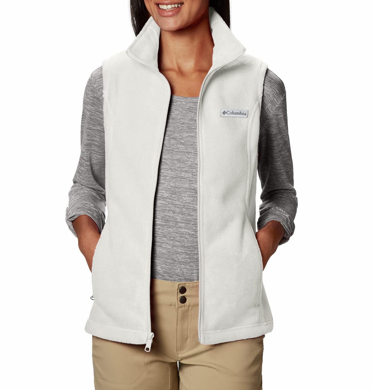Columbia Women's Benton Springs Vest, Sea Salt, Small