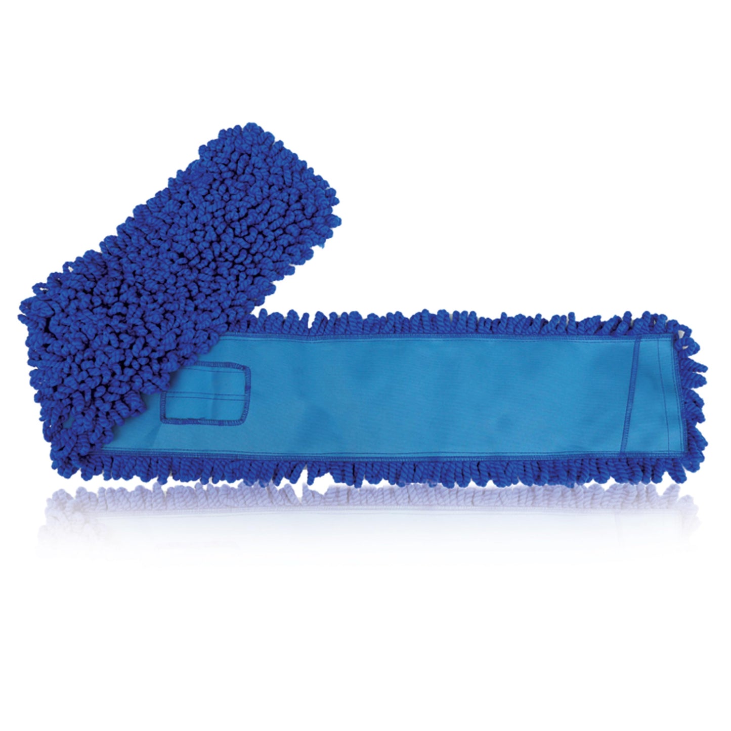 KLEEN HANDLER 36 Inch Microfiber Dust Mop, Large Washable Commercial Mop Head Replacement, Sweeper, Janitorial Supplies, Blue