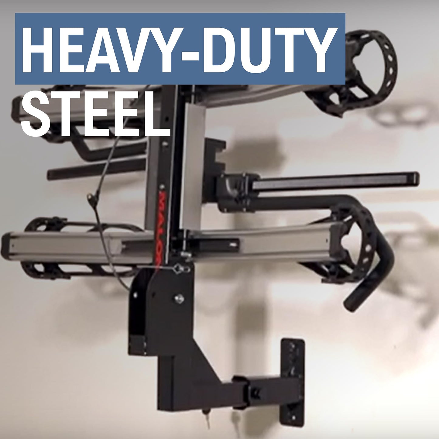StoreYourBoard Hitch Wall Mount – Heavy Duty 2" Bike and Cargo Rack Hanging Garage Organizer, Trailer Hitch Receiver Storage, Wall Mount Hitch Holder, Holds 175 lbs
