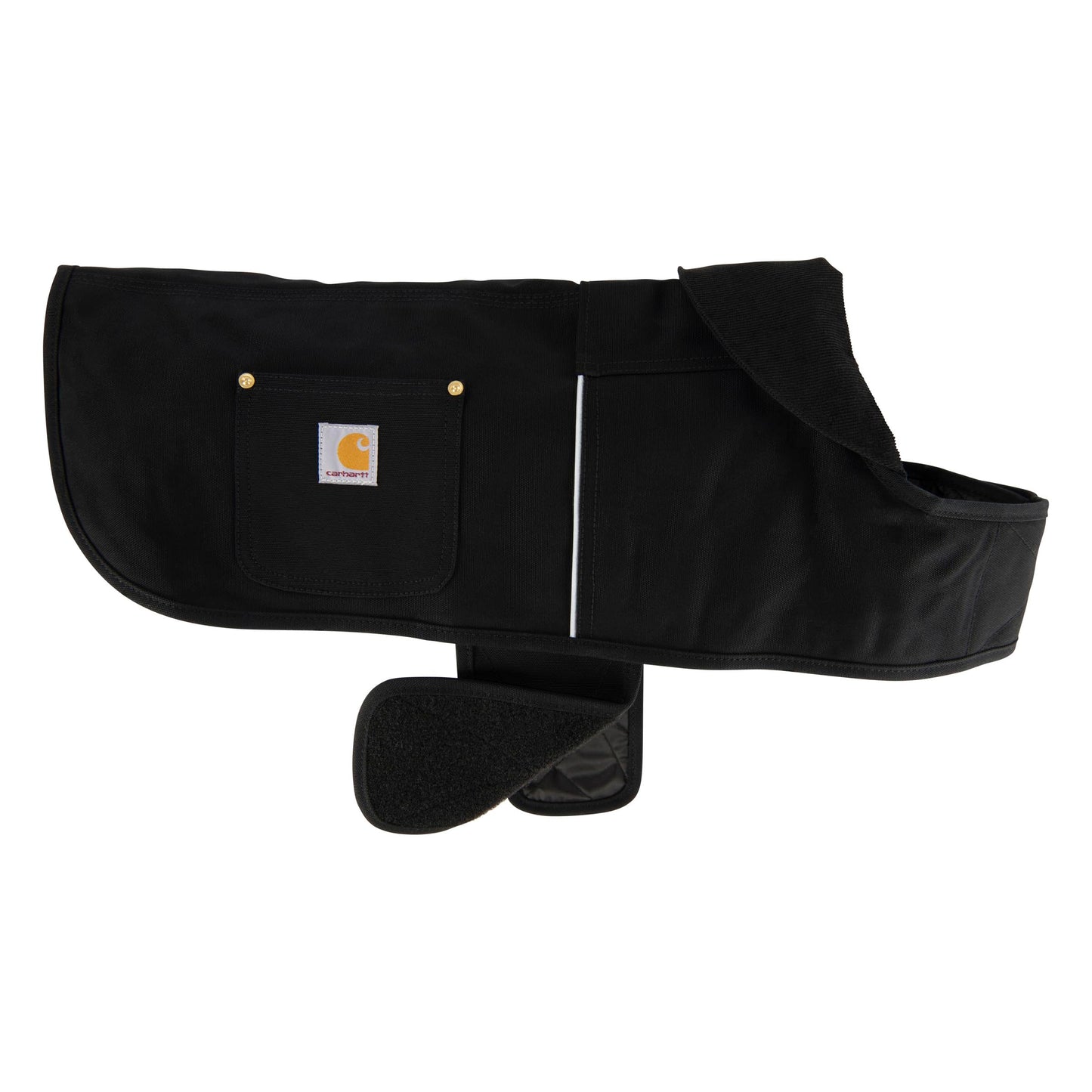 Carhartt Firm Duck Dog Chore Coat, Insulated Weather Resistant Jacket for Cold and Windy Conditions, Black, Medium