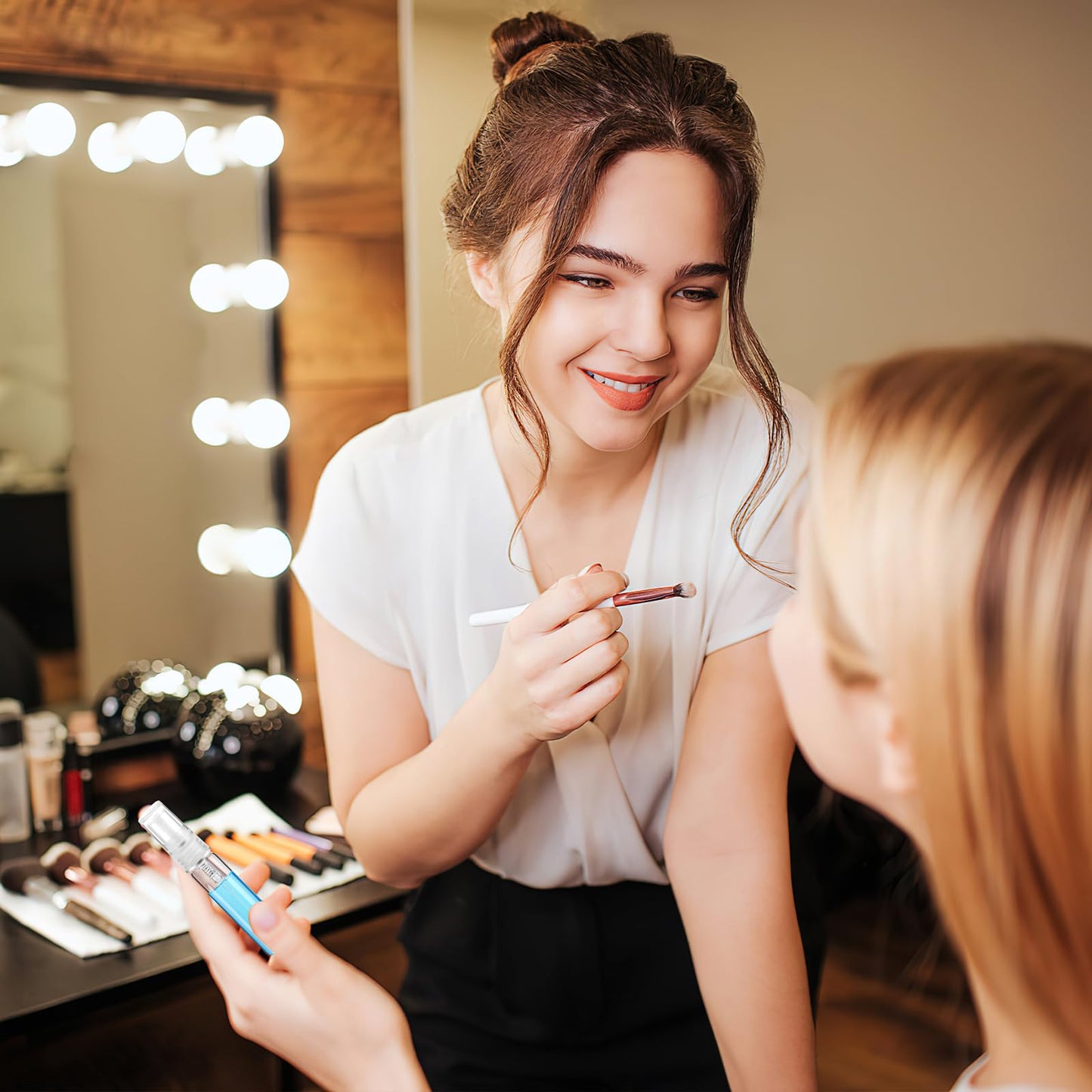 300 Pcs 5ml Mini Spray Bottles Clear Refillable Glass Perfume Bottles Fragrance Scent Sample Perfume Atomizer Glass Empty Travel Sprayer Pocket Dispenser Refillable Container