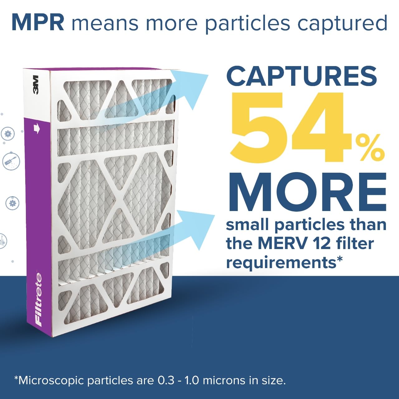 Filtrete 16x25x5, AC Furnace Air Filter, MPR 1550 DP, Healthy Living Ultra Allergen Deep Pleat, 1-Pack