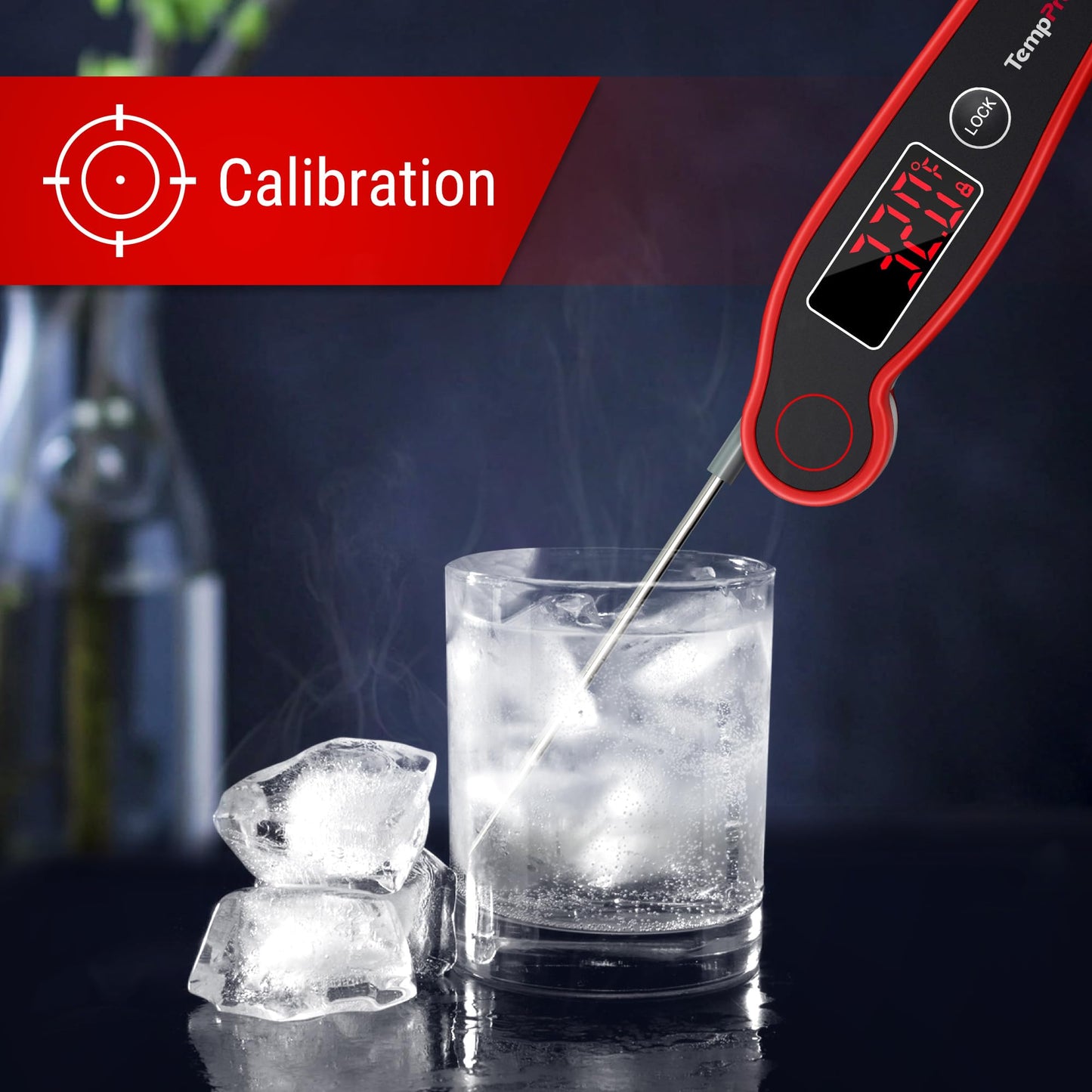 TempPro TP19 Waterproof Digital Meat Thermometer for Grilling with Ambidextrous Backlit & Thermocouple Instant Read Kitchen Cooking Food Thermometer for Oil BBQ Grill Smoker (Previously ThermoPro)