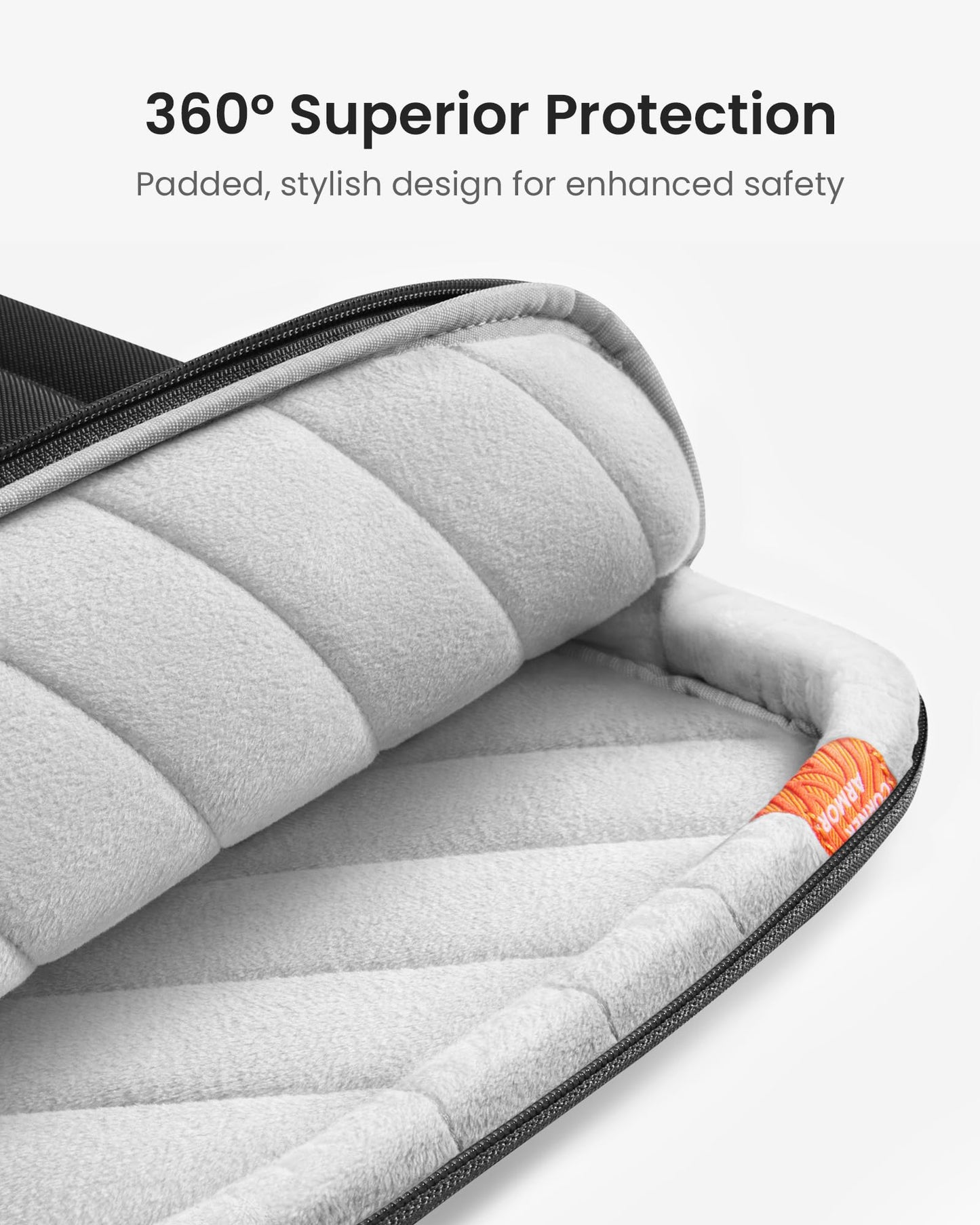 tomtoc 360 Protective Laptop Shoulder Bag for 14-inch MacBook Pro M5 Pro/Max A3426 A3427 2026 M4/M3/M2/M1 Pro/Max A3434, Water-Resistant Carrying Case for 13.5-14.4 Inch Microsoft Surface Laptop 7/6/5