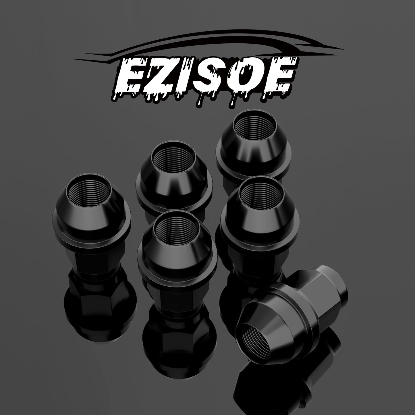 EZISOE 24pcs 14x1.5 Thread Lug Nuts with 13/16"(21mm) Hex Factory Style Wheel Lug Nuts for 2015-2025 F150 Expedition Navigator Factory Wheels