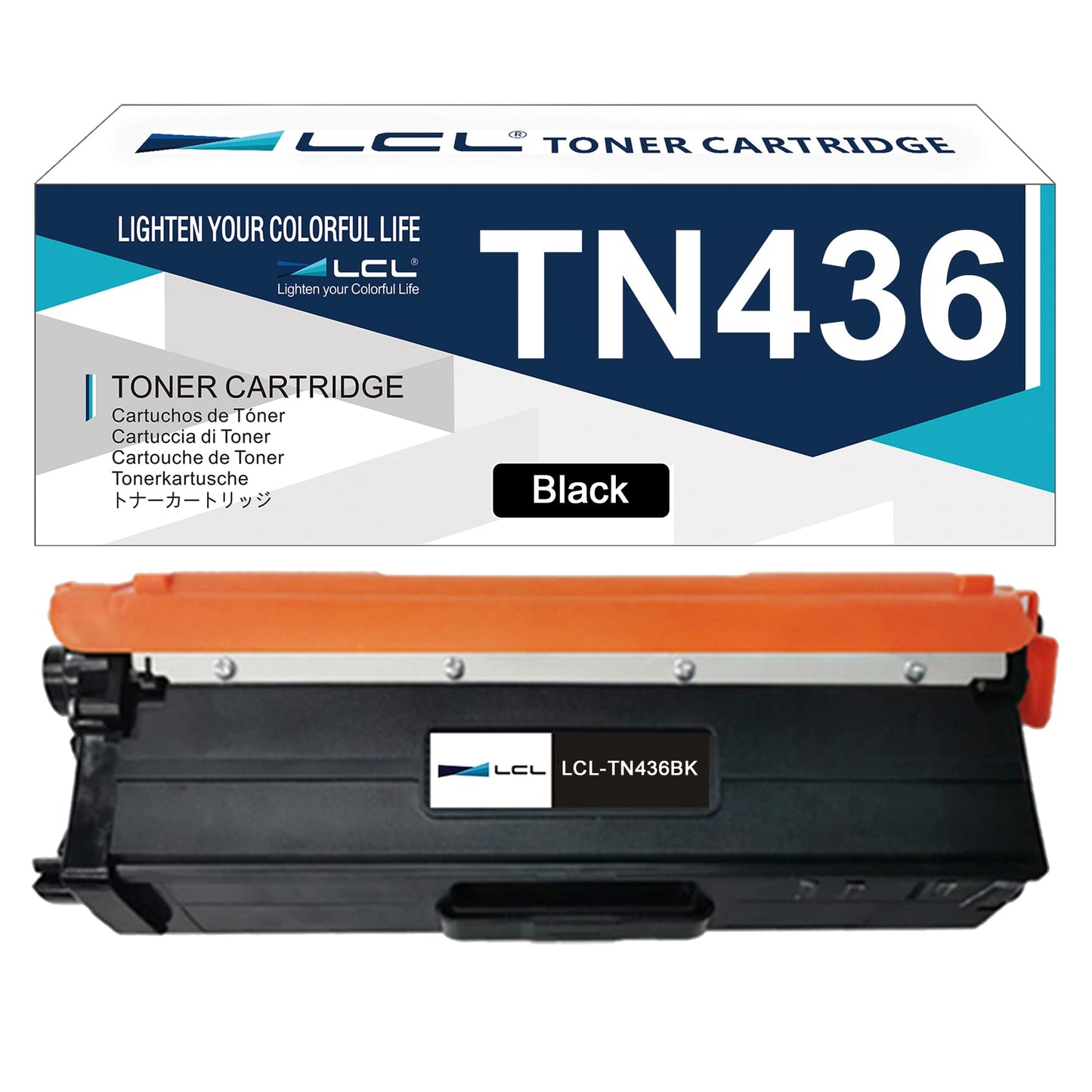 LCL TN436 Black Toner Cartridge Replacement for TN-436 TN436 TN436BK Super High Yield for DCP-L8410CDW MFC-L8690CDW MFC-L8610CDW MFC-L8900CDW MFC-L8905CDW HL-L8360CDW HL-L8260CDW HL-L8360CDWT (1-PK)