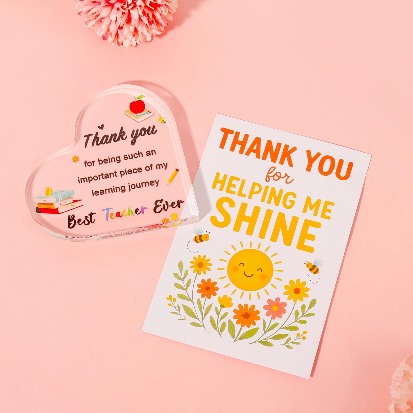 Teacher Appreciation Gifts, Thank You & End of Year Teacher Gifts, Back to School End of Year for Christmas Thanksgiving with 16oz Glass Cup