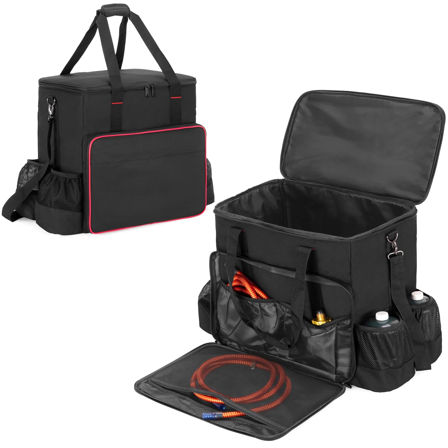 SAMDEW Big Heater Carry Bag Compatible with Mr. Heater Big Buddy Propane Heater, Portable Heater Carrying Case Compatible with Mr. Heater MH18B, with Multiple Pockets, Thick Padded & Anti-Slip Bottom