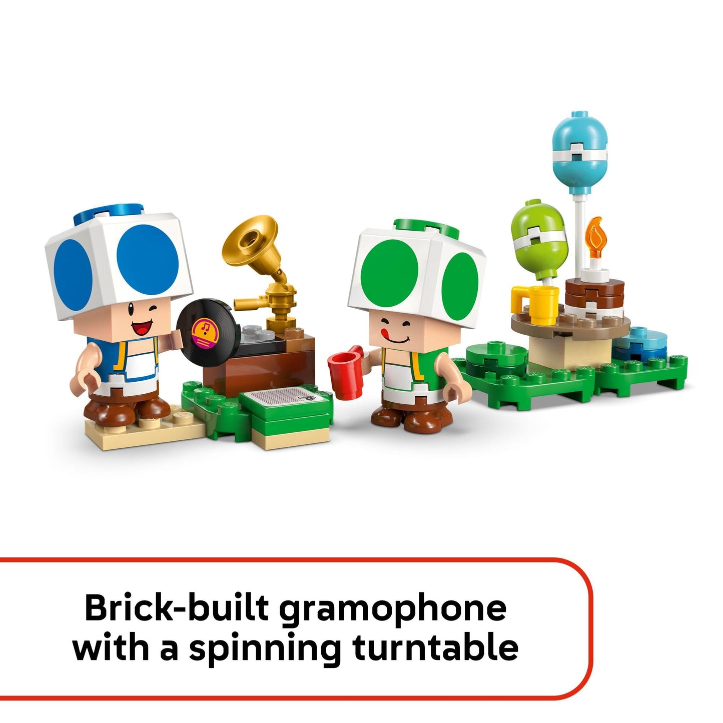 LEGO Super Mario Party at Toad’s House Building Toy - Pretend Play Set for Boys & Girls, Ages 7+ - Kids Building Blocks with Digital Action & 2 Toad Toy Figures - Gift Idea for Birthdays - 72041