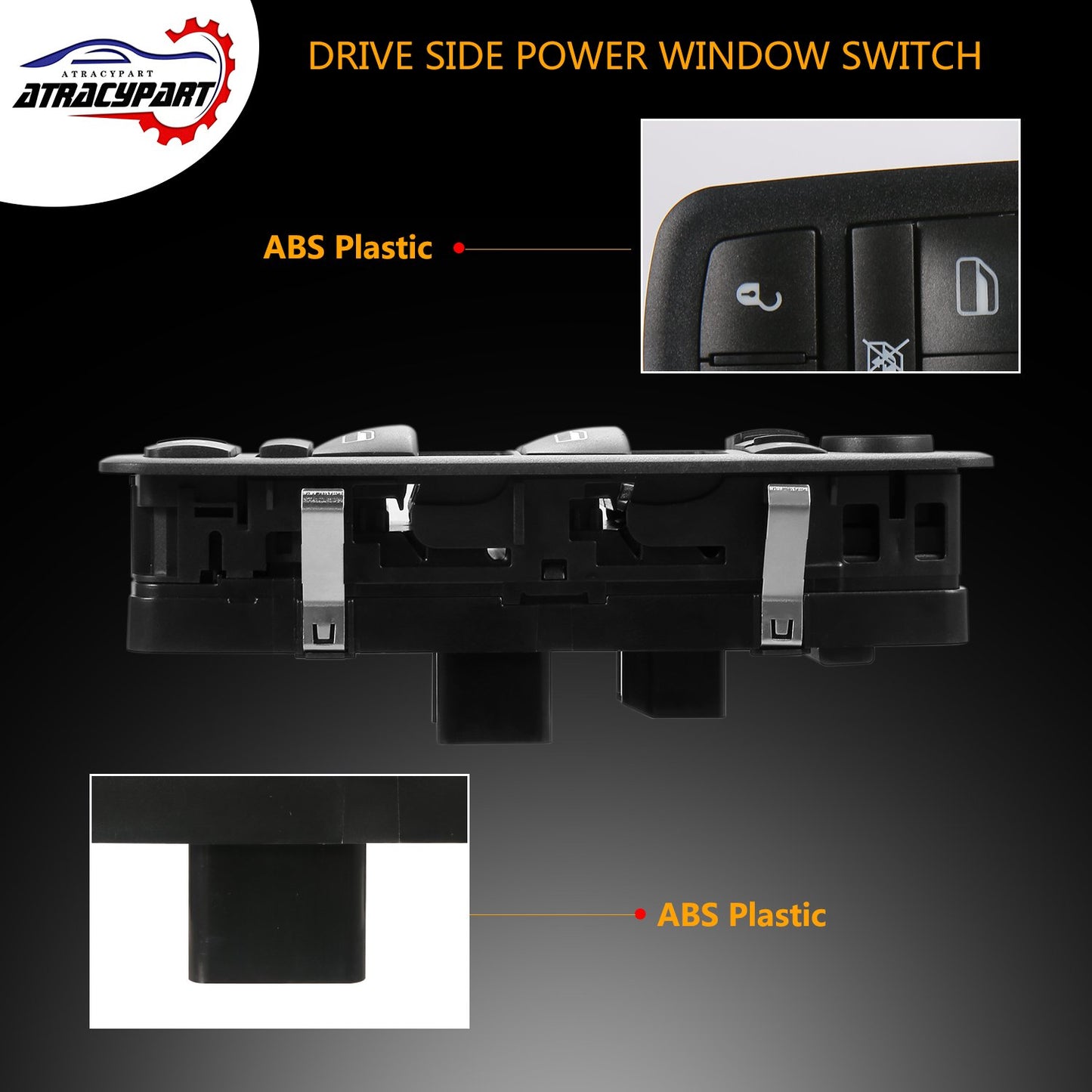 Master Power Window Switch | 8+13 PINS Check Required | Replacement for 2011-2016 Dodge Journey | Replaces# 68084001AD, 68084001AC, 68084001AB
