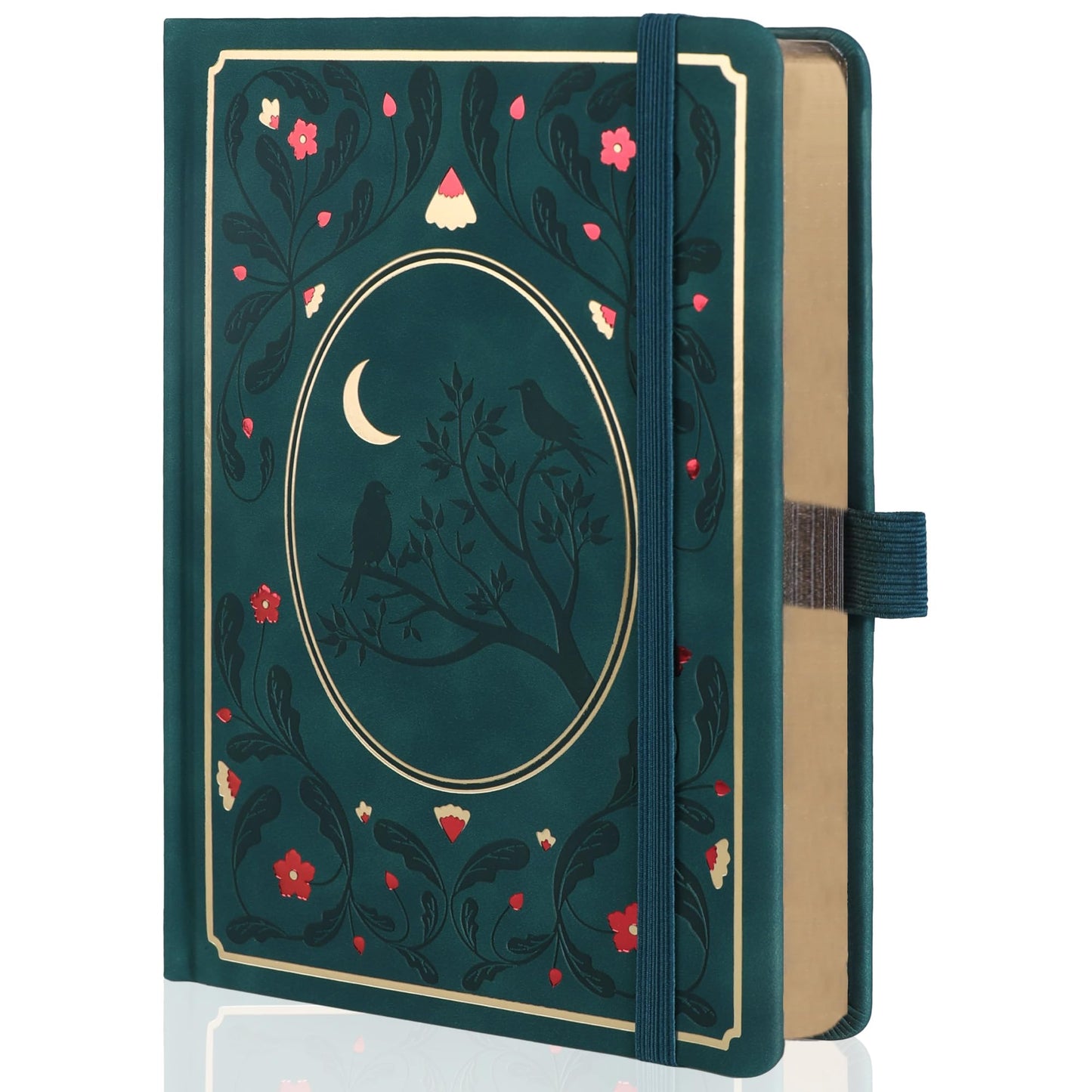 TIEFOSSI Dot Notebooks, A5 Hardcover Dot Journals for Writing Women, 160gsm Thick Paper, 190 Numbered Pages, for Planner Organization