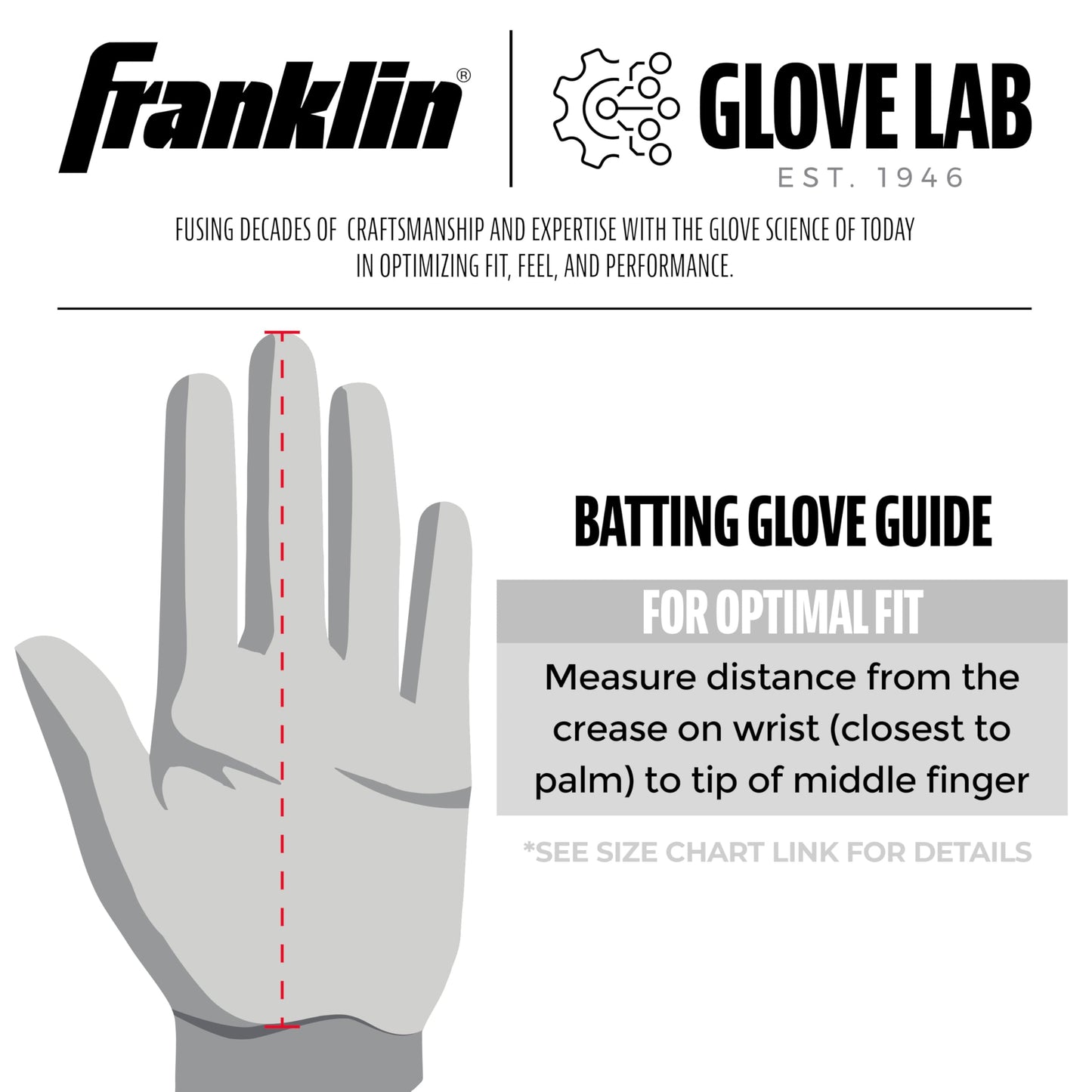 Franklin Sports CFX Pro Adult Series Batting Glove