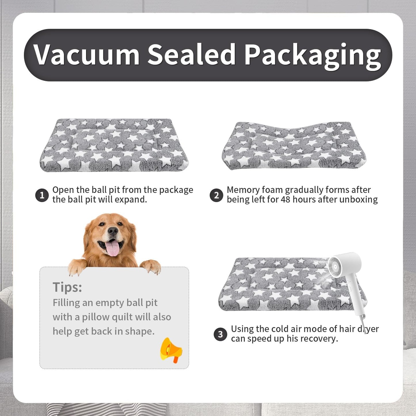 Dekeyoo Dog Crate Mats, Dog Bed Mat, Cat Mat - 105x70cm, Short Plush Pet Mat Crate Mat for Small Dogs, 4cm Thick Thin Dog Mat, Machine Washable Ideal for 105cm Dog Crates