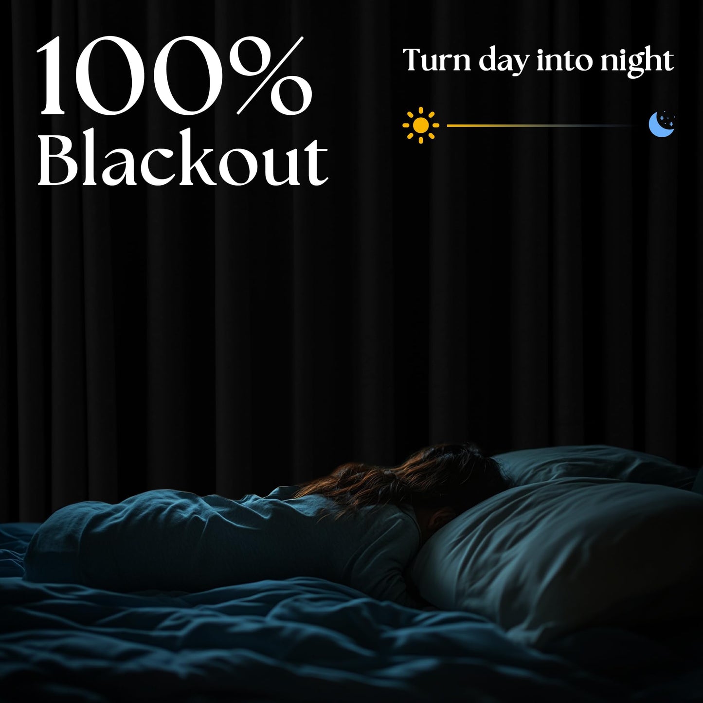 100% Blackout Curtains 108 Inches 2 Panels Thermal Insulated Black Out Linen Curtains for Bedroom Living Room Darkening Treatments Bronze Grommet Top Linen Drapes 52x108 Inch Ivory Natural Cream