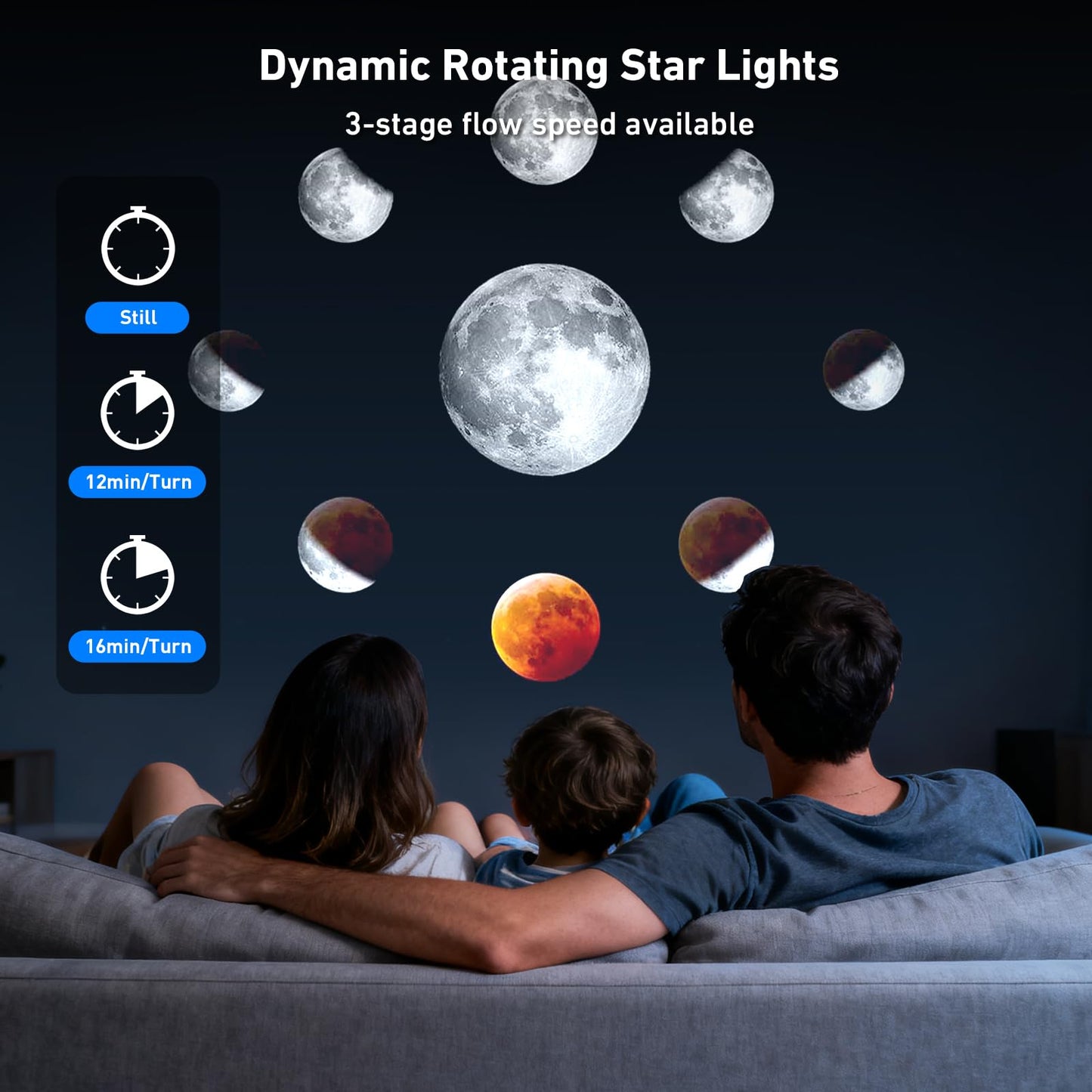 YunLone Galaxy Projector, Planetarium Star Projector with 13 Film Discs, Solar System Moon Nebular, Adjustable Focus Projection Light with Timer for Kids Adults Bedroom Ceiling Décor Holiday Gifts