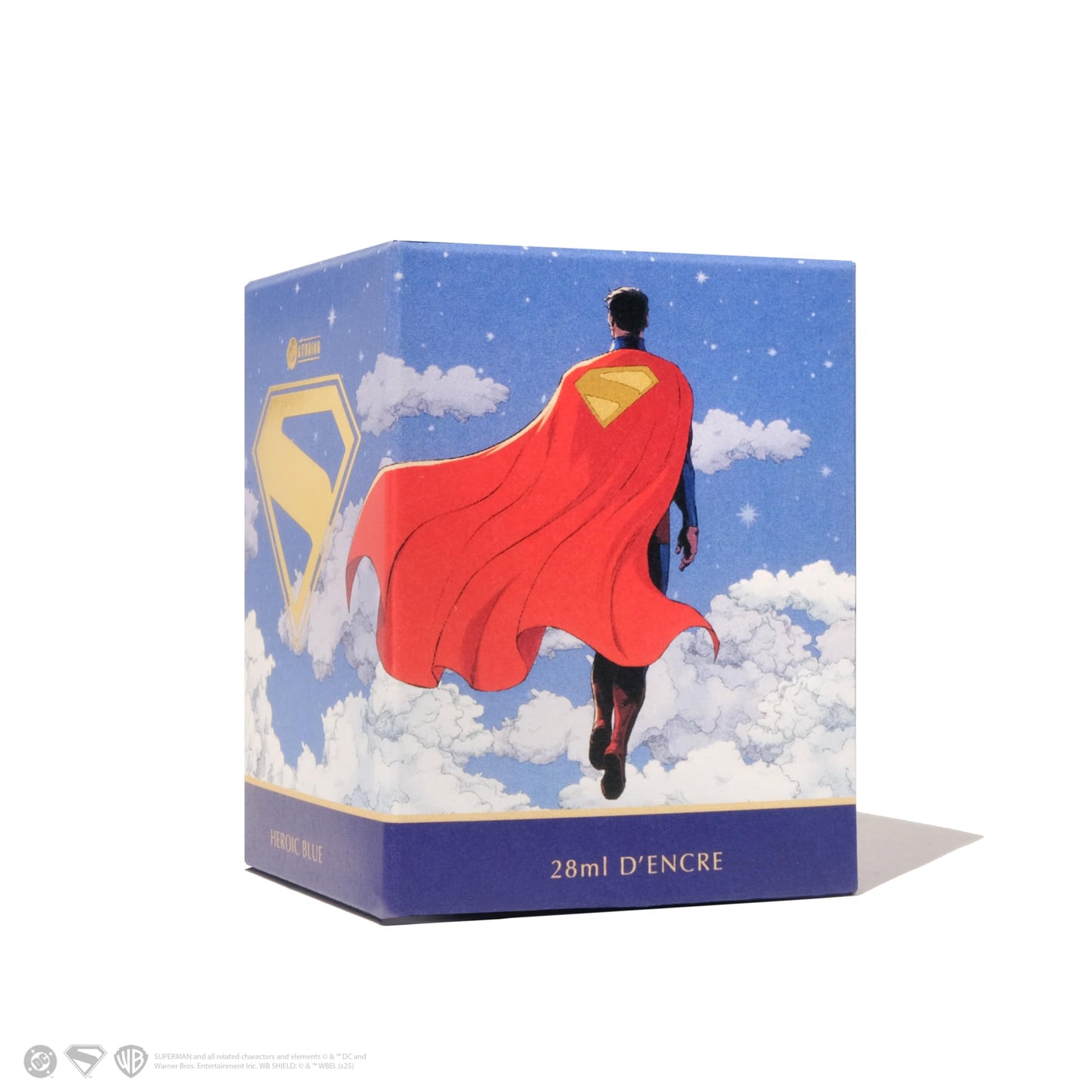 Ferris Wheel Press, Warner Bros. Discovery, Official Licensed, Superman Special Edition, Fountain Pen Ink, Heroic Blue, 28ml