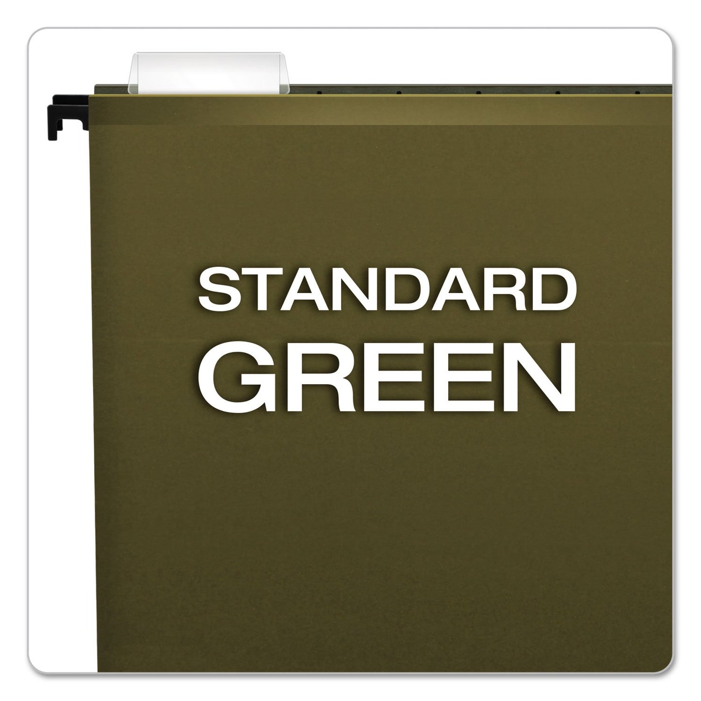 SureHook Hanging File Folder, Standard Green, Letter, 20 Folders Per Box, 6152 1/5