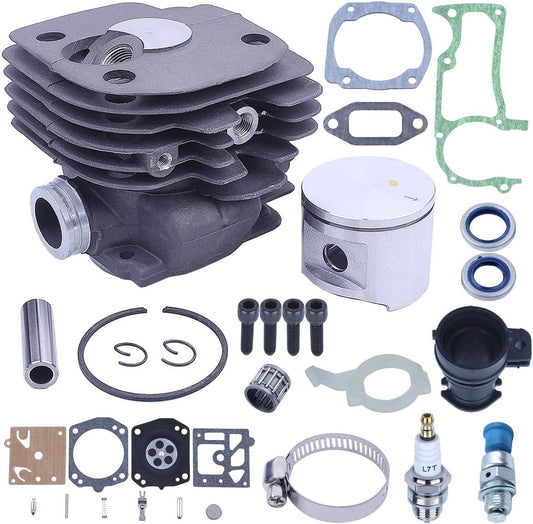 Adefol 52mm Cylinder Piston Kit for Husqvarna 372XP 371 365 362 375K Big Bore Chainsaw Replace Parts 503 93 93 72