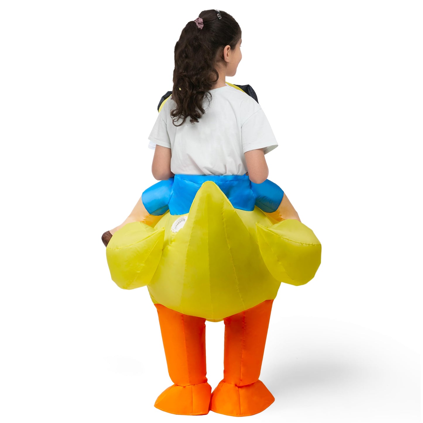 Spooktacular Creations Kids Inflatable Costumes Yellow Duck Blow Costume Halloween Duck Costumes Inflatable Suit Party