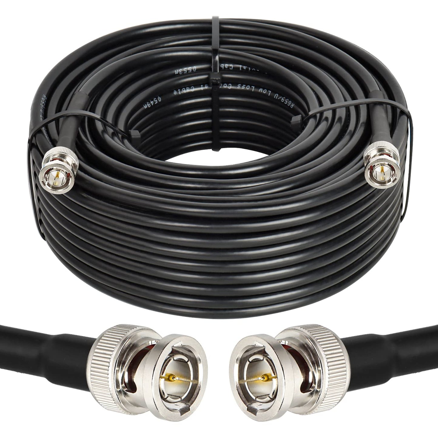 100FT SDI Cable, XRDS-RF HD-SDI Cable BNC to BNC Digital Video Cable RG59 BNC Cable Supports HD-SDI/3G/6G-SDI/4K/8K SDI Video Cable Precision Video Cable