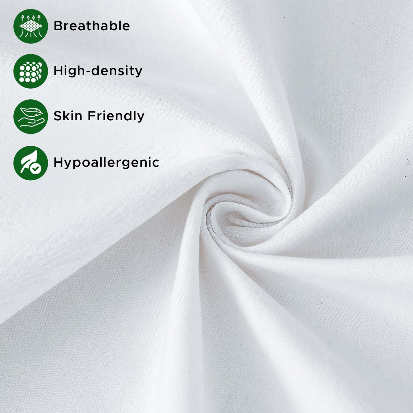 OTPIPCS 22 x 22 Pillow Insert Set of 2 - Premium Soft and Fluffy 22 Inch Large Sofa Decorative White Square Throw Pillow Inserts Stuffing for Living Room Couch and Bedroom Interior Cushions