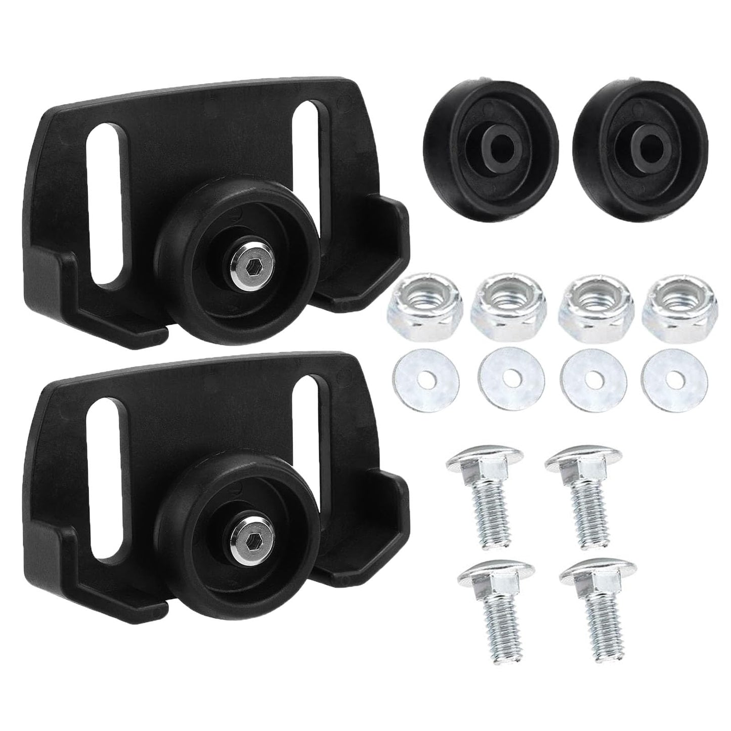 Caalii 490-241-0038 Universal Rolling Skid Shoes Compatible with MTD/Crafstman 2 Stage 3 Stage Snow Blower with Hardware Kit Fits for 31AH64EG700 31AH64FG700 31AH64FG795