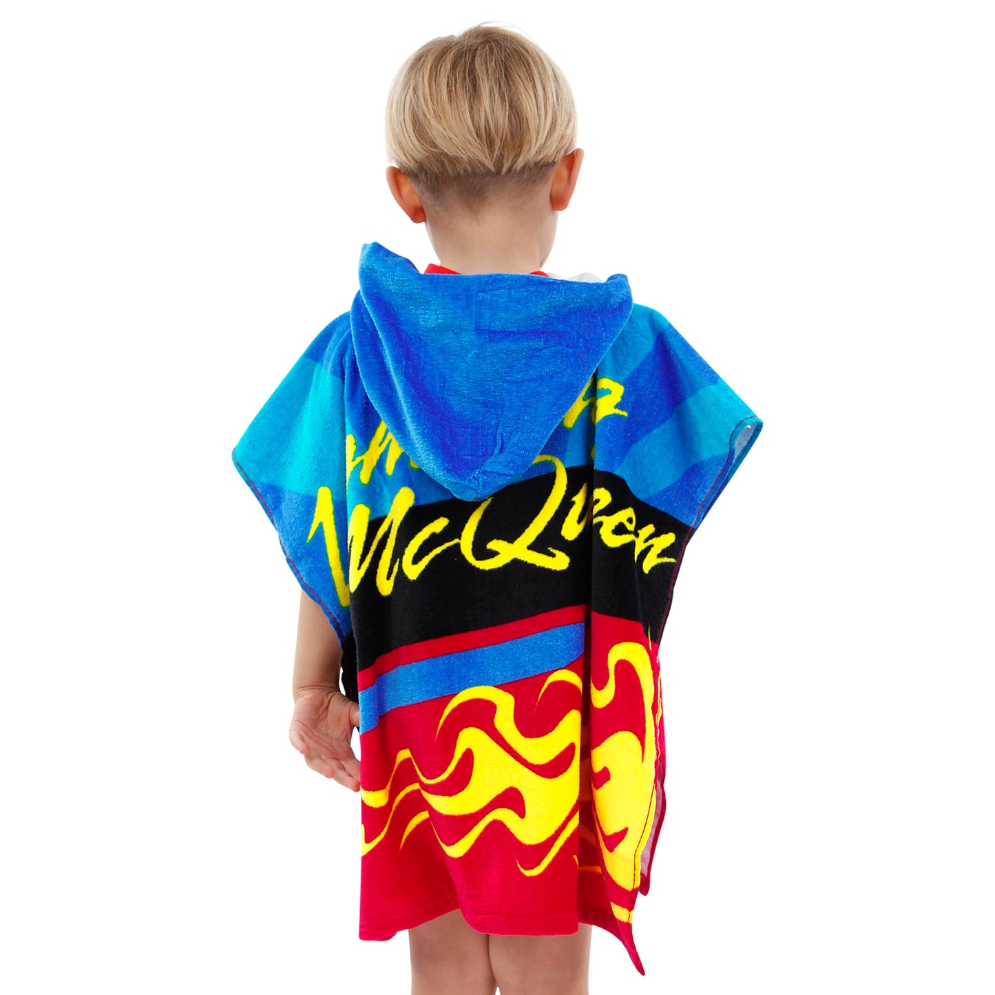 Disney Boys Towel Poncho Cars Red One Size
