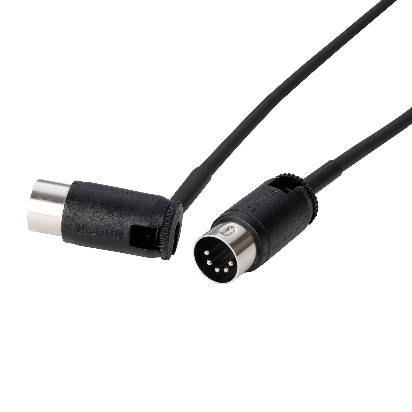 BOSS Bmidi-Pb1 – 1Ft/30Cm Length – Space-Saving Midi Cable with Multi-Directional Connectors, Perfect for Pedalboards and All Midi Applications