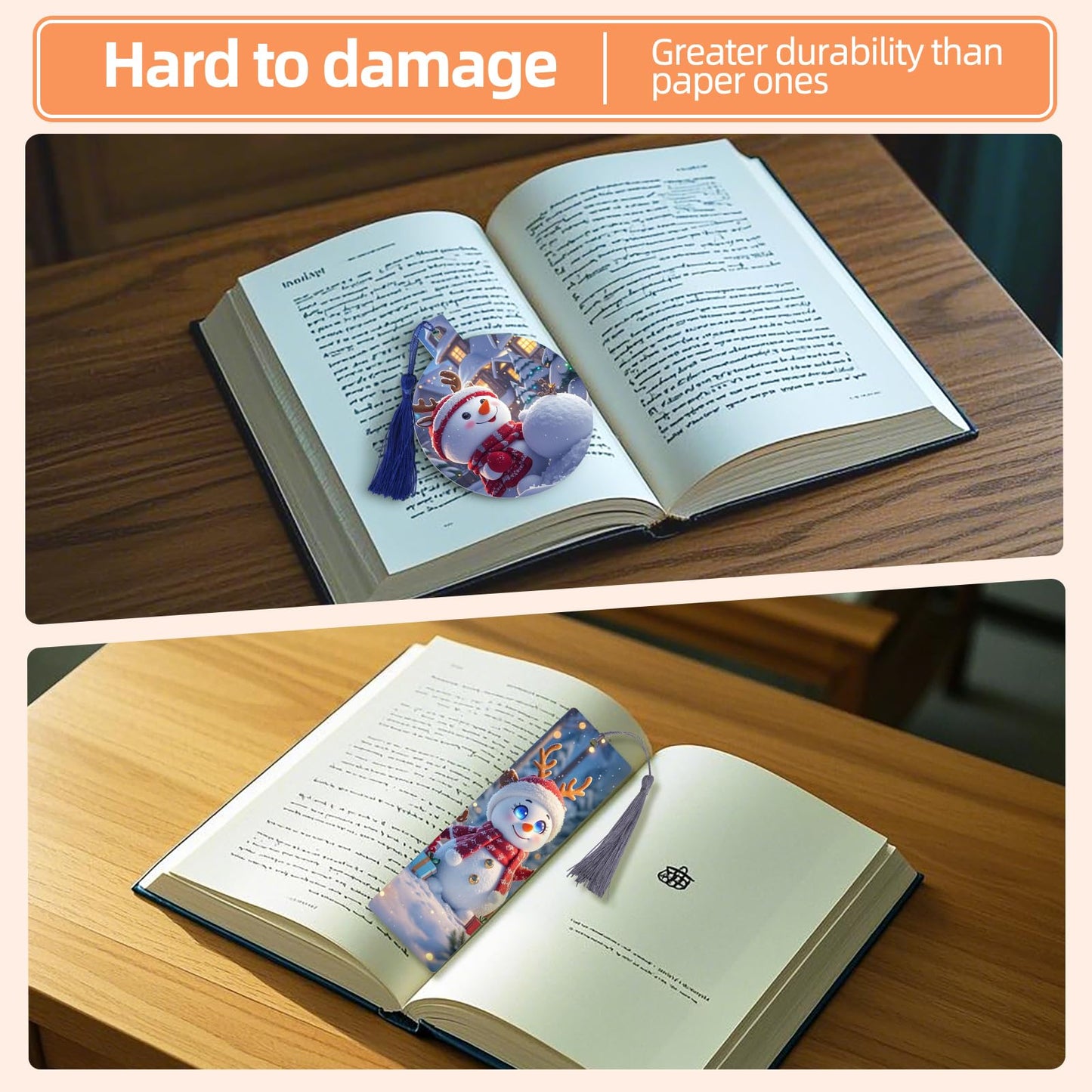 Sublimation Bookmarks Blank Aluminum 50 PCS 2x7 Inch for Double-Side Heat Transfer