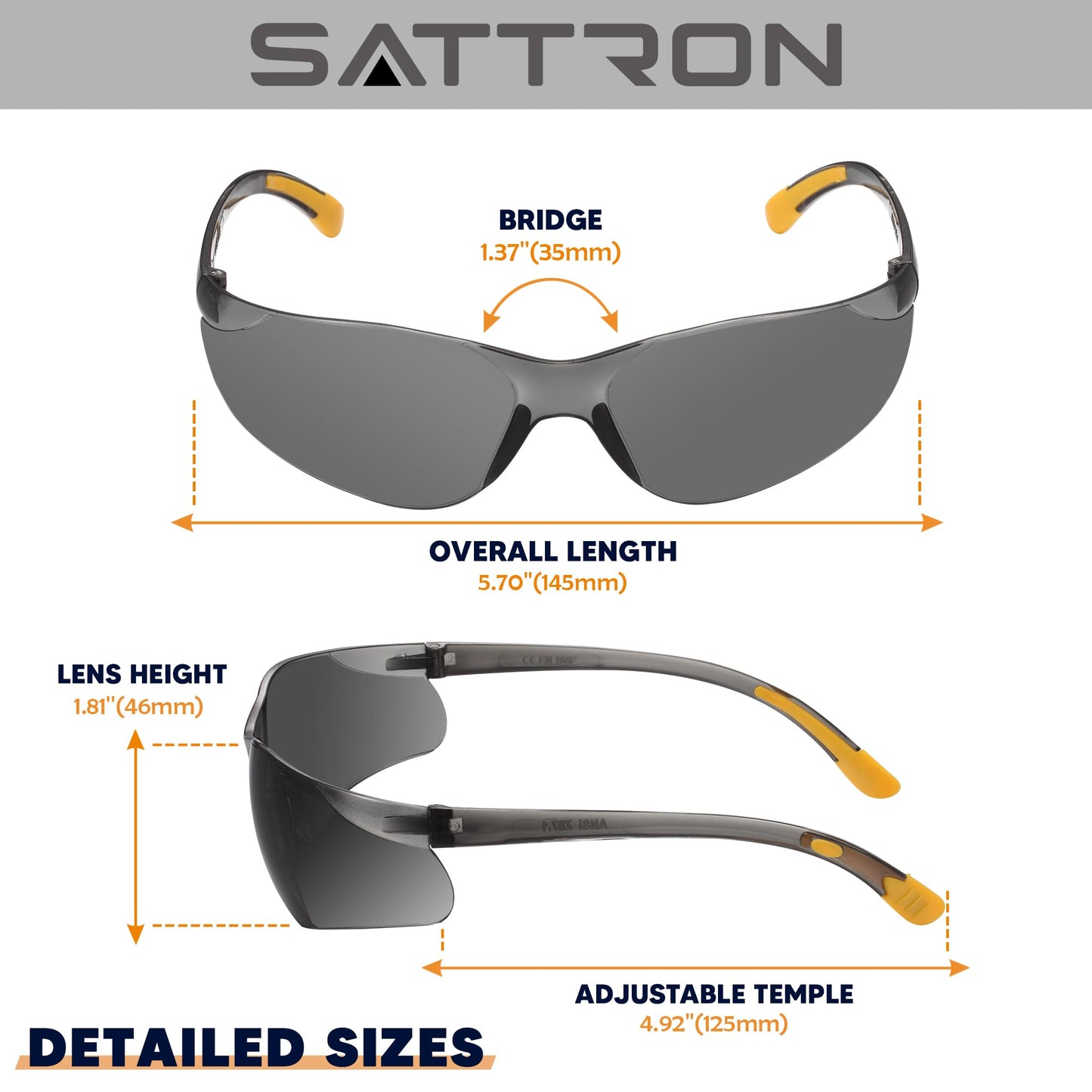Tinted Safety Glasses Bulk 24 Pack, UV Protective Safety Sunglasses for Men Women, ANSI Z87.1 Scratch & Impact Resistant Eye Protection, Ideal for Construction, Shooting, Lab
