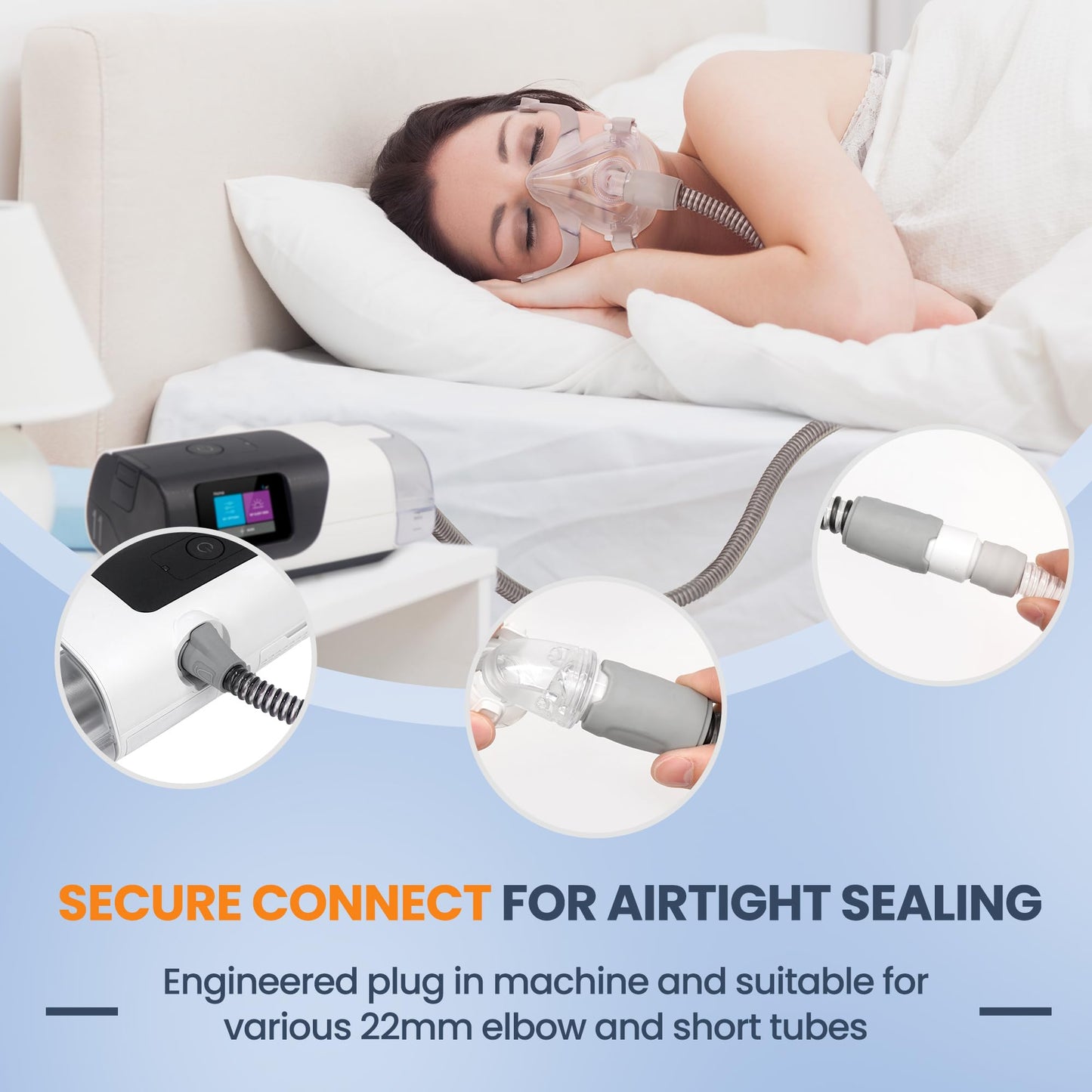 Air Heated Tubing for Airsense 11 - Climate Line Air Hose Compatible with Resmed - Improved Version Tubing Replacement CPAP Supplies