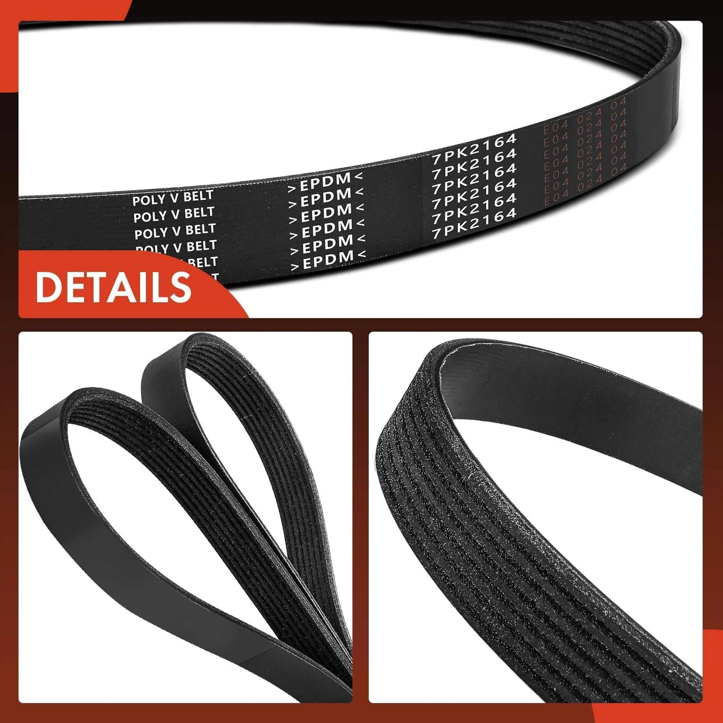 A-Premium 56992RNAA04 Engine Serpentine Drive Belt Compatible with Honda Civic 2006 2007 2008 2009 2010 2011, L4 1.8L