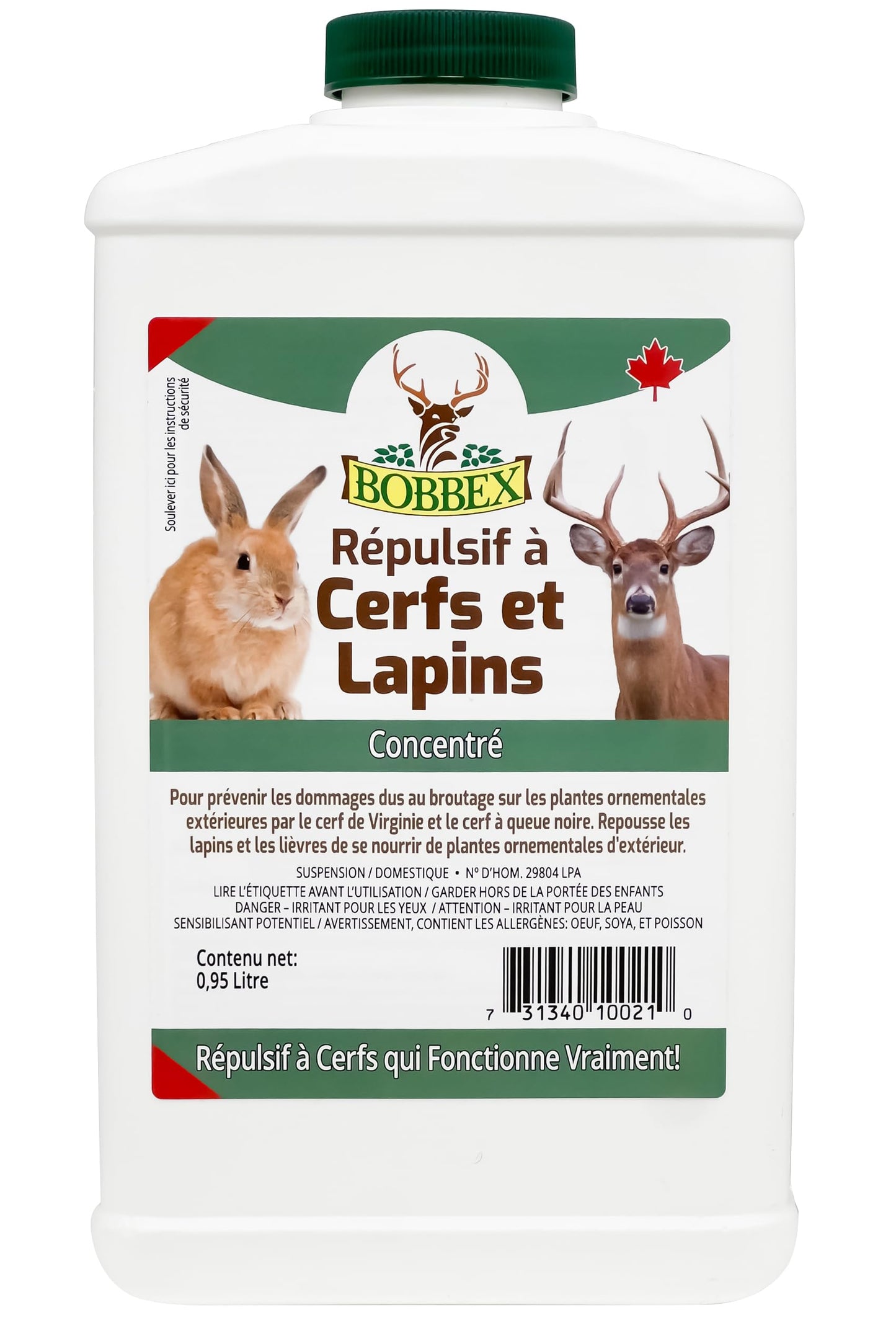 Bobbex Deer & Rabbit Repellent 0.95 Liter Concentrate
