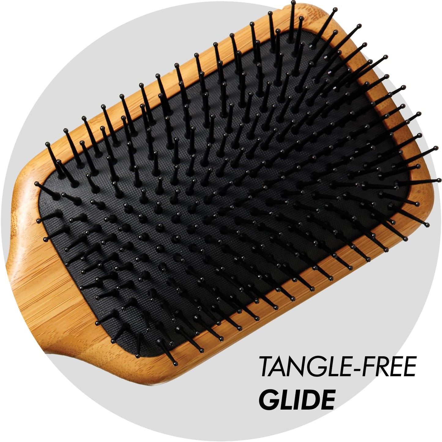 SAM VILLA Signature Series Bamboo Paddle Brush