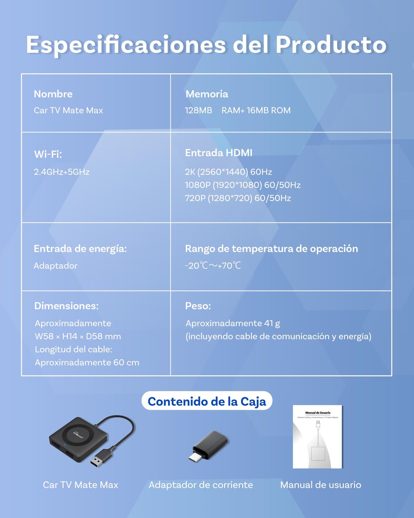 OTTOCAST 4 in 1 Car TV Mate Max & Wireless Carplay/Android Auto & Screen Mirroring Adapter for Apple iPhone Android Phone, HDMI Car TV Adapter, Watching Videos Movies on CarScreen