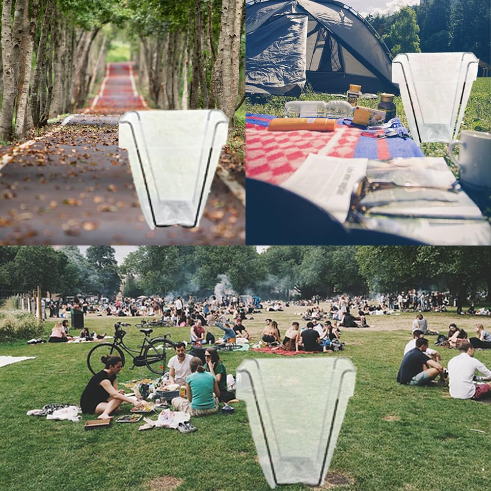 2PCS Multi-Purpose Metal Trash Bag Holder Stand 30-45 Gallon Leaf Garbage Frame Holds Leaves Bags Rack Holders for Outdoor Yard Camping Garden Lawn Party Gardening Parties Supplies