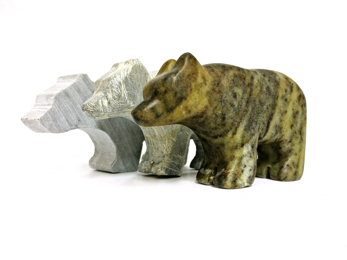 Bear Studiostone Creative Soapstone Sculpture Carving DIY Arts and Crafts Kit for Kids Adults